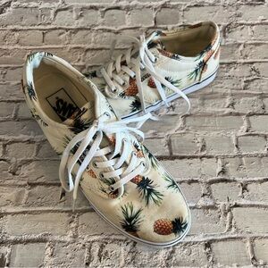 ❤️❤️Vans Pineapple tropical Print Canvas Skate Shoes